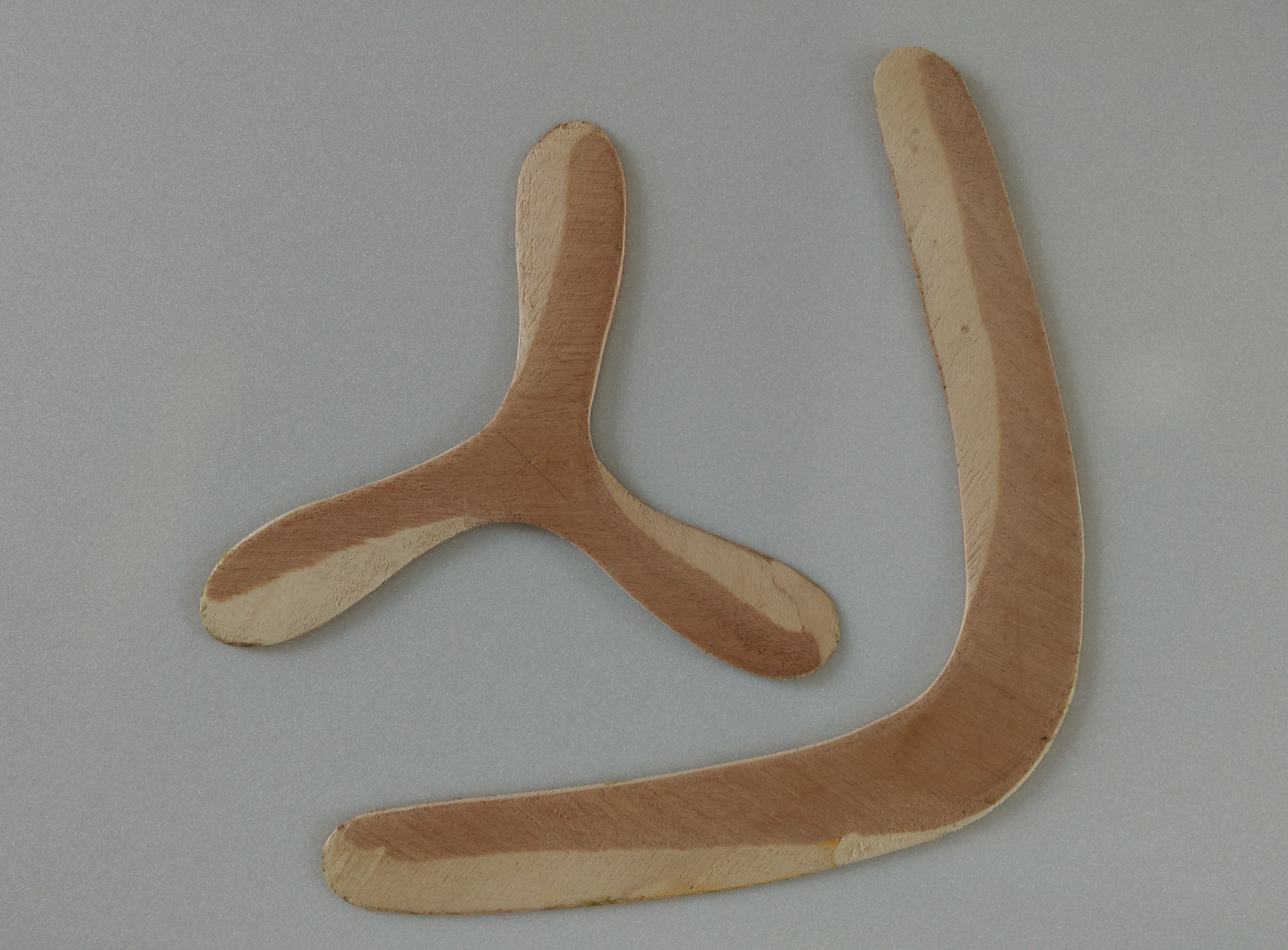 Belissy Boomerang Boomerang en forme de V en bois pour activités de plein air 