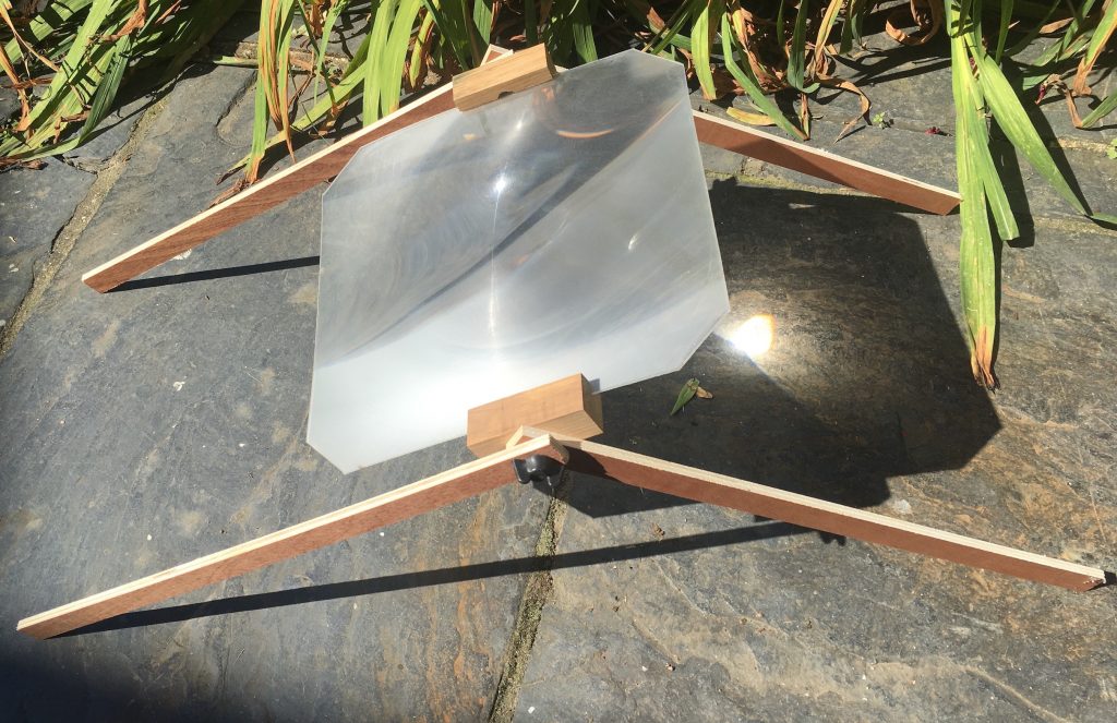Lentille De Fresnel Solaire PMMA – Diamètre 360mm, Focale 450mm, épaisseur 2mm, Pour Concentration Solaire
