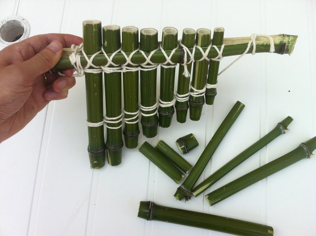 Fabriquer avec du bambou : une flute de Pan… et même un orgue