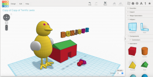 tinkercad poussin Victor